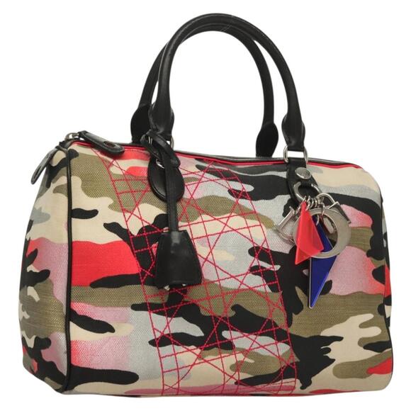 DIOR Canage Hand Bag Canvas Camouflage - Picture 1 of 13